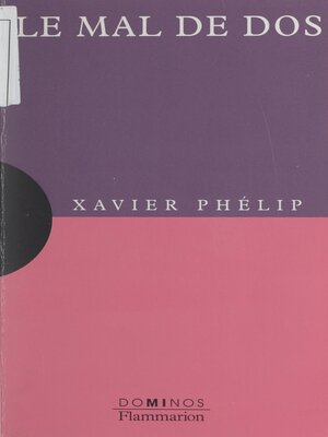 cover image of Le mal de dos